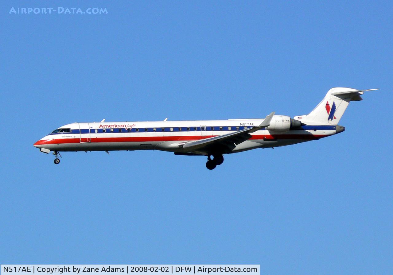 N517AE, 2003 Bombardier CRJ-701ER (CL-600-2C10) Regional Jet C/N 10124, American Eagle at DFW