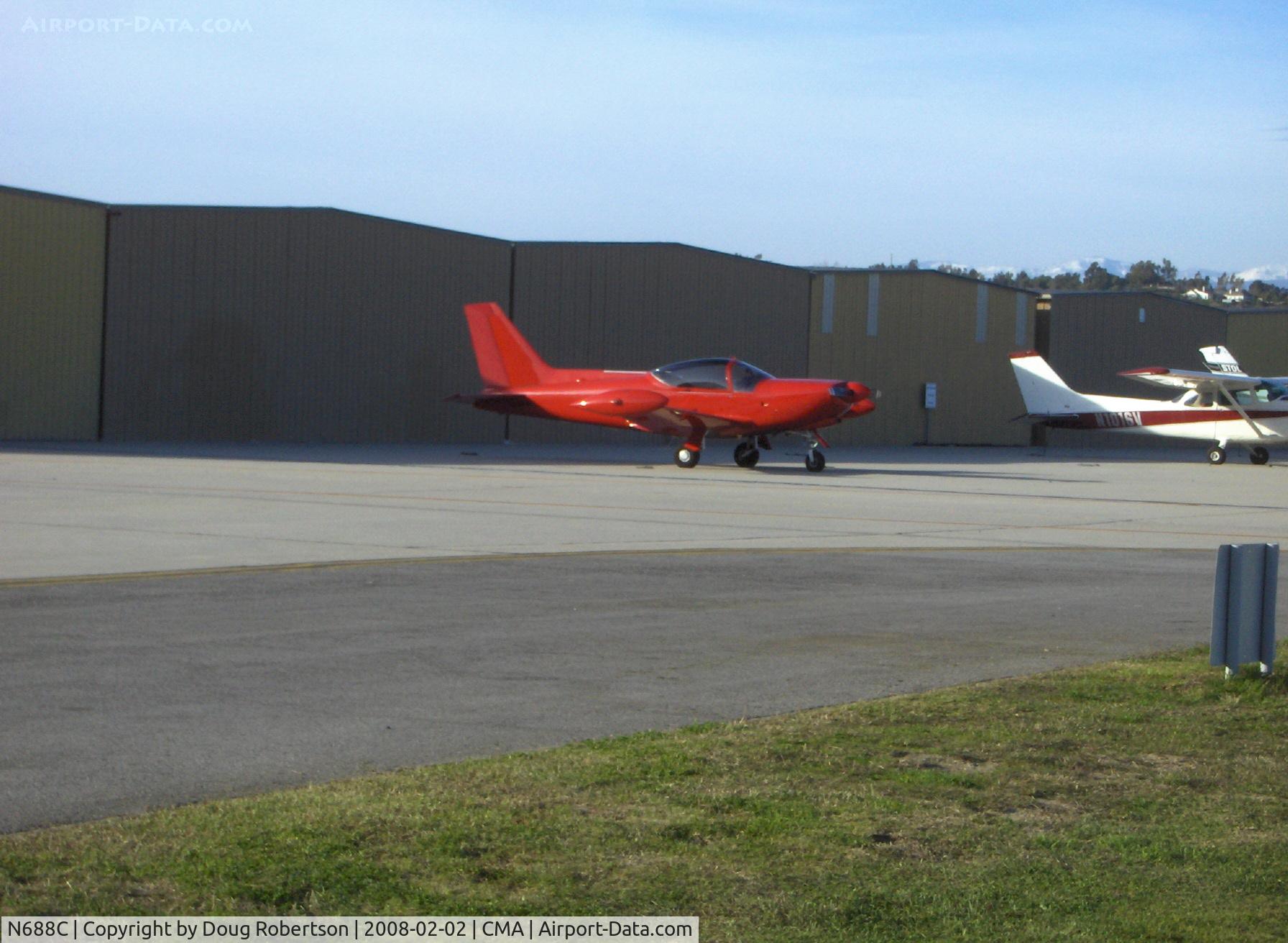 N688C, SIAI-Marchetti SF-260C C/N 466/37-004, SIAI-Marchetti SF.260C, Lycoming O-540-E4A5 260 Hp