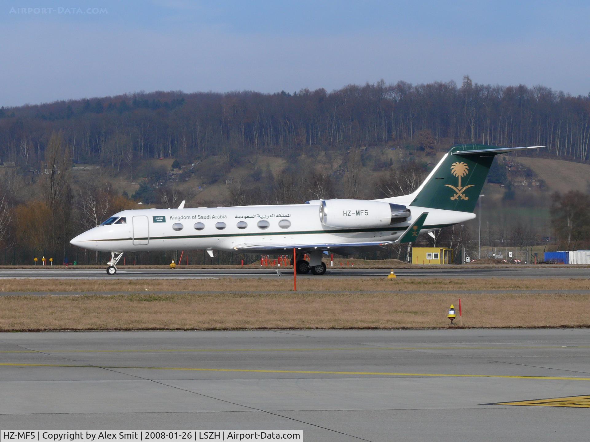 HZ-MF5, Gulfstream Aerospace 300 C/N 1532, Visitor for the World Economics Forum 2008
