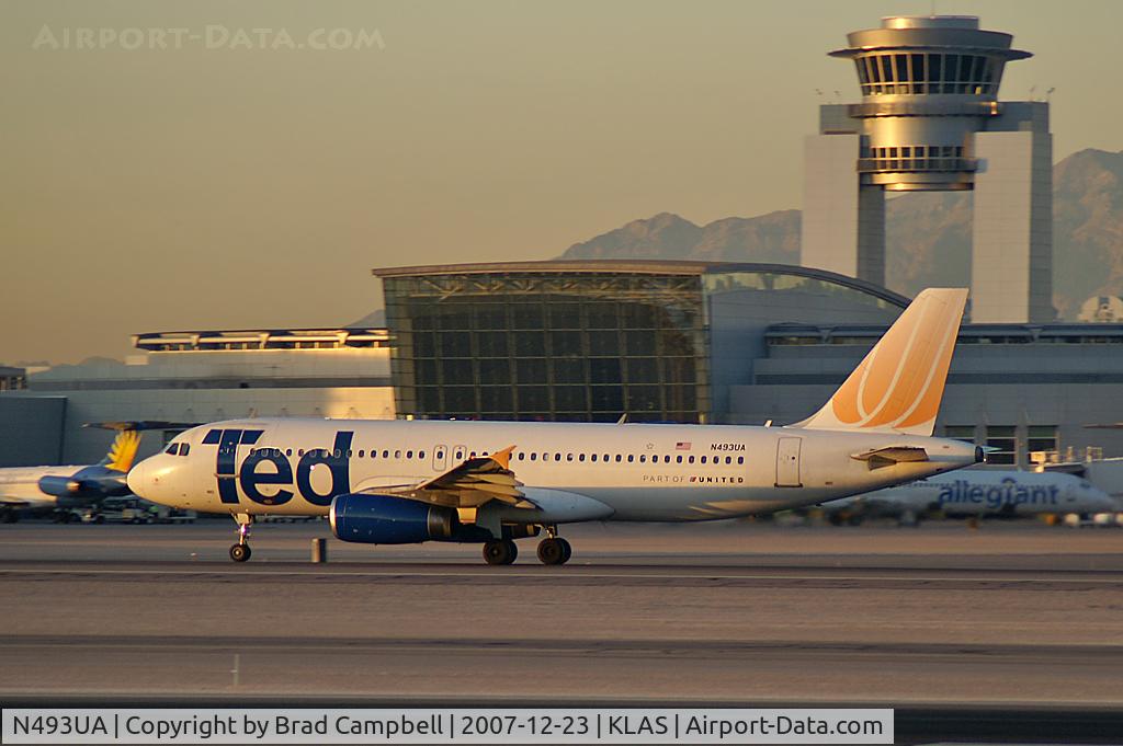 N493UA, 2002 Airbus A320-232 C/N 1821, Ted Airlines / 2002 Airbus A320-232