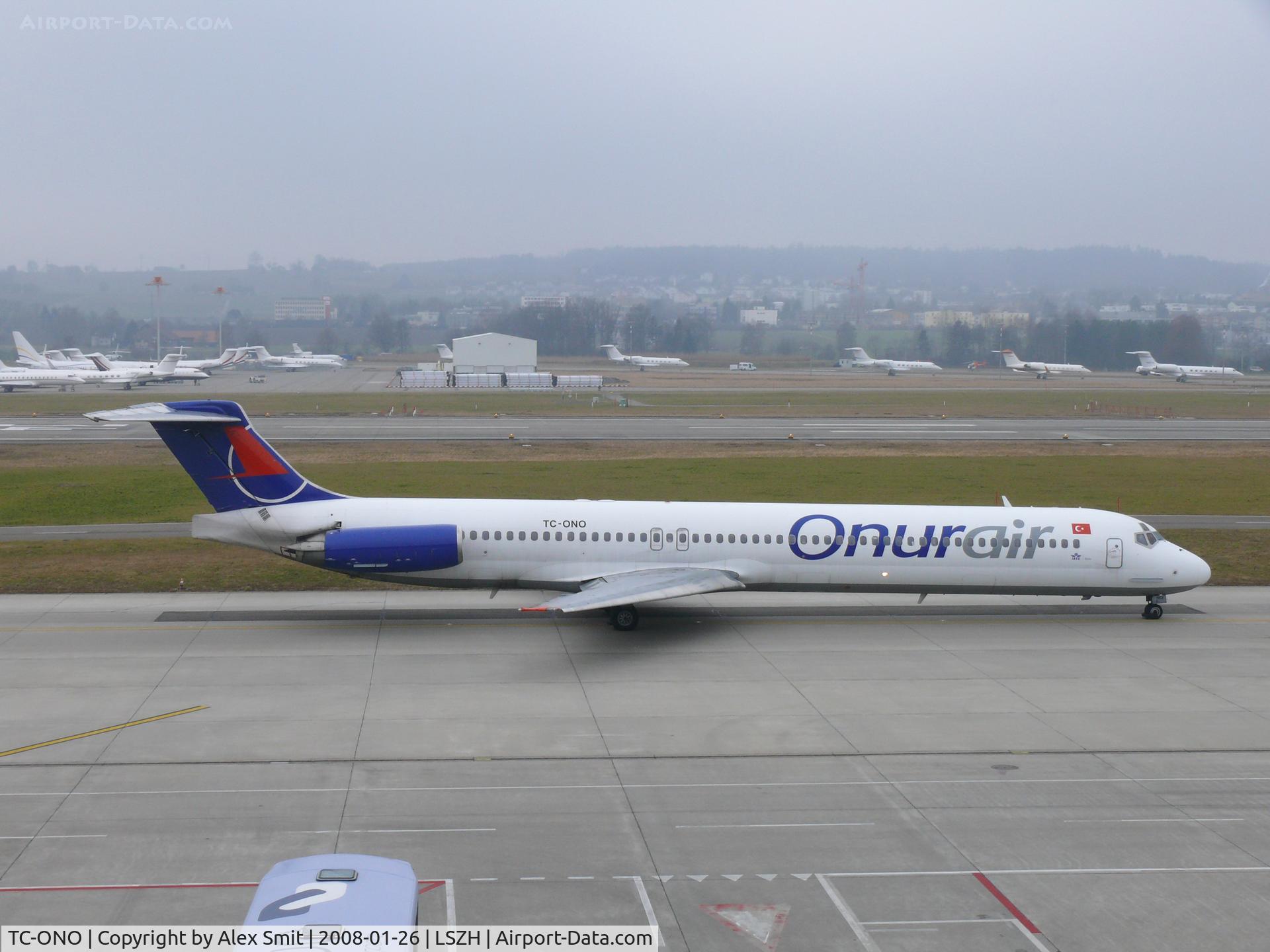 TC-ONO, 1997 McDonnell Douglas MD-88 C/N 53548/2180, Taxiing out for the flight home