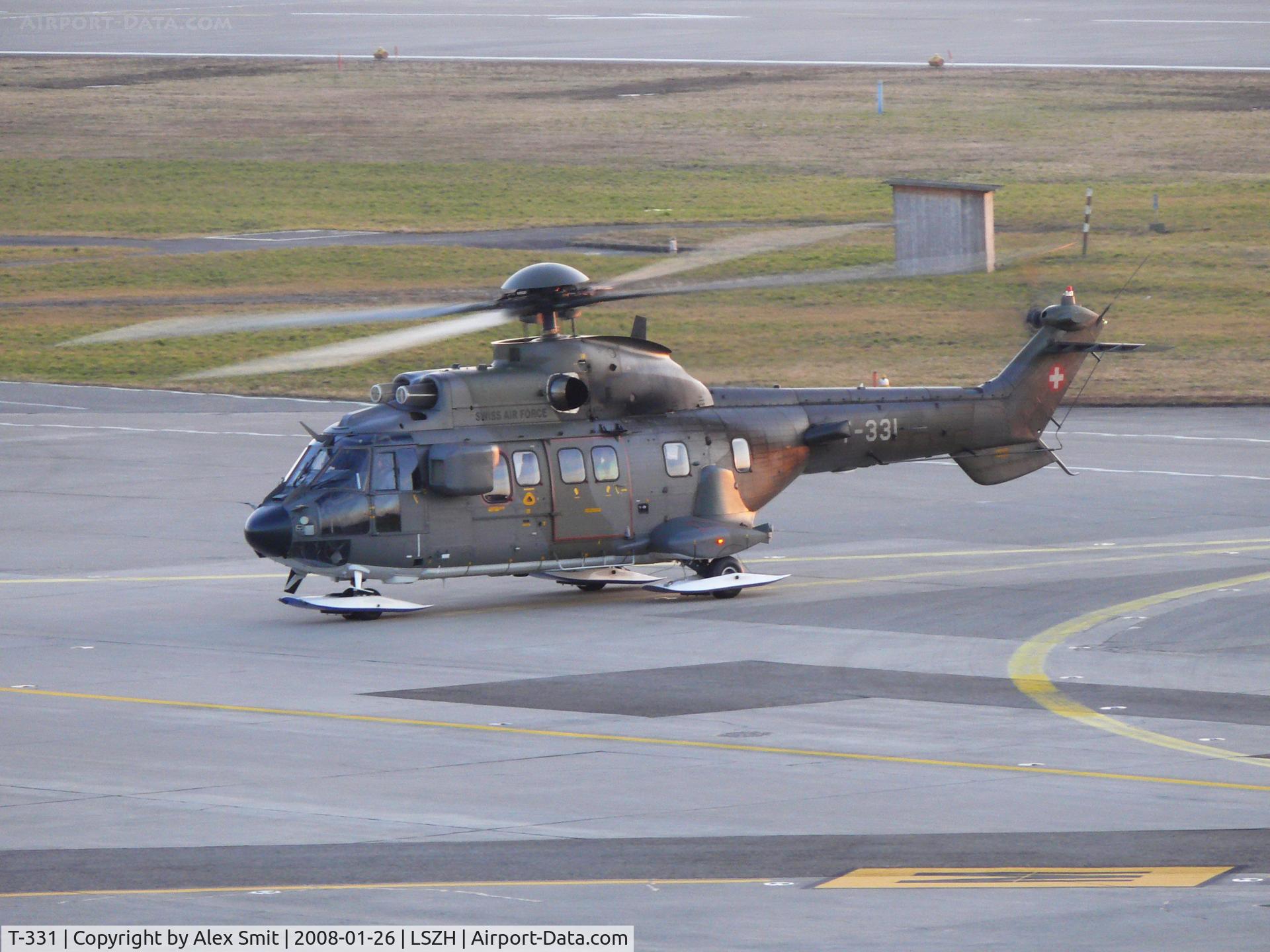 T-331, 2001 Eurocopter AS-532UL Cougar C/N 2522/MIS017, Visitor for the World Economics Forum 2008