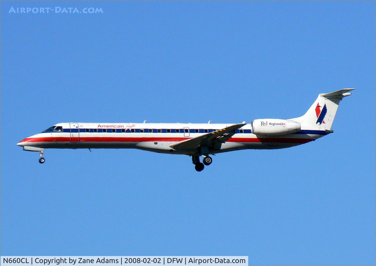 N660CL, 2003 Embraer ERJ-145LR (EMB-145LR) C/N 145764, American Eagle at DFW