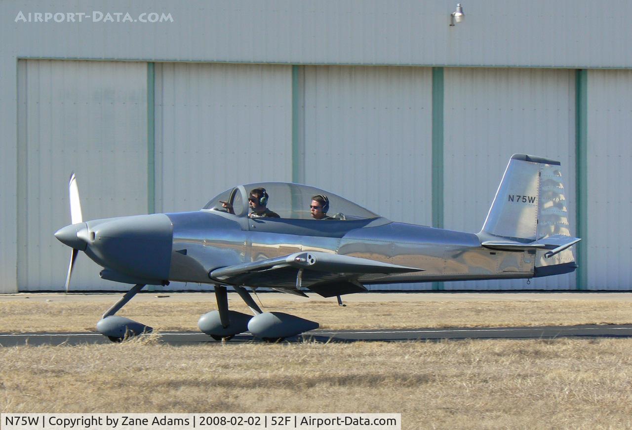N75W, 2007 Vans RV-8A C/N 82456, Vans RV-8A