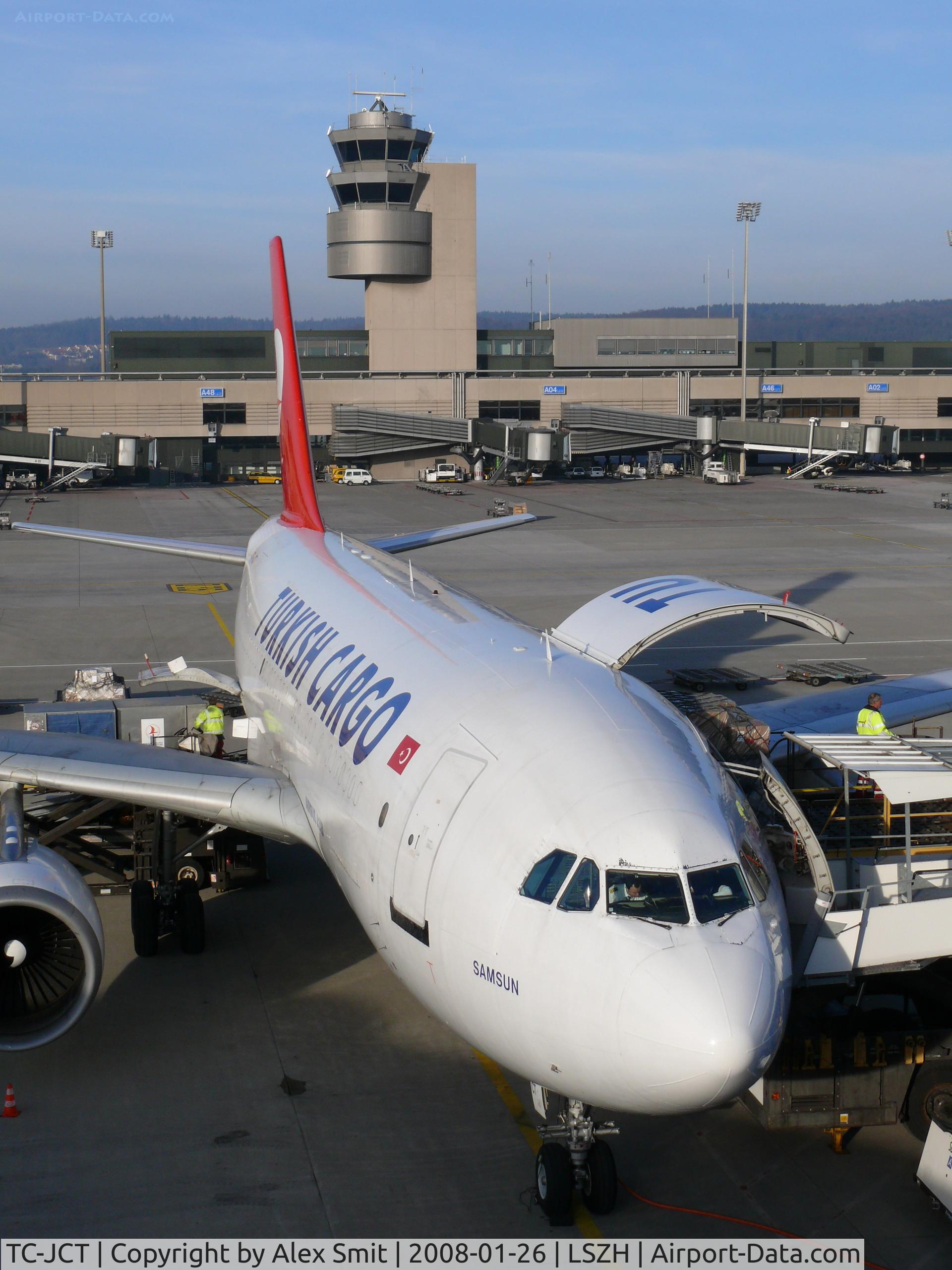 TC-JCT, 1989 Airbus A310-304 C/N 502, Sitting in the last sunlight