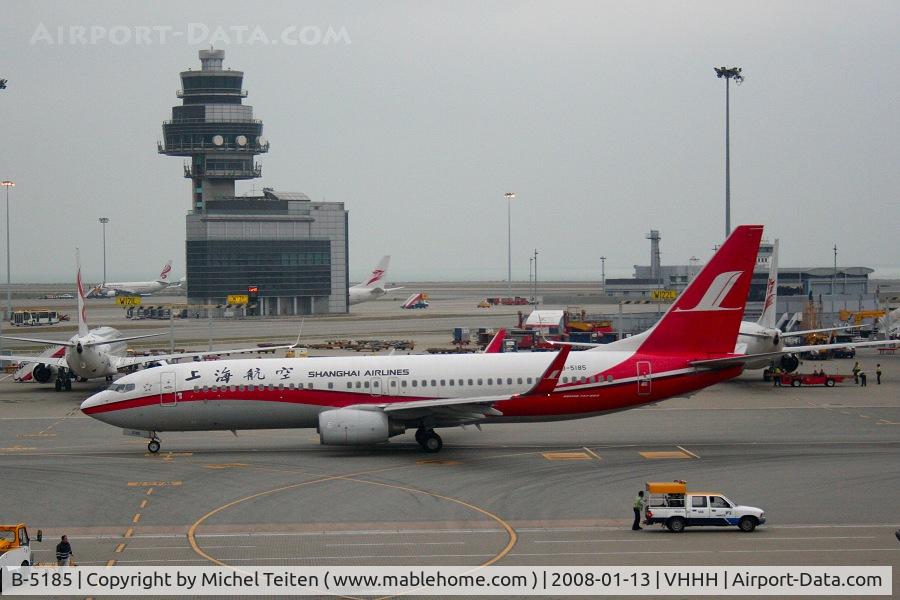B-5185, 2007 Boeing 737-8Q8 C/N 30715, Shanghai Airlines