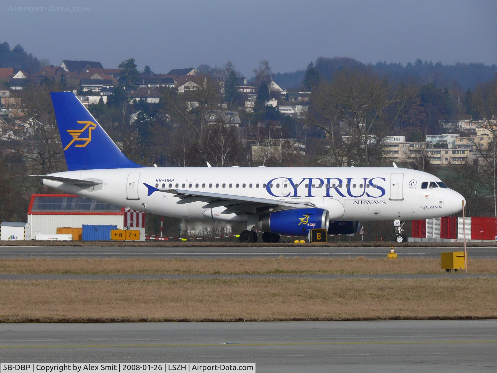 5B-DBP, 2002 Airbus A319-132 C/N 1768, Waiting to cross runway 28