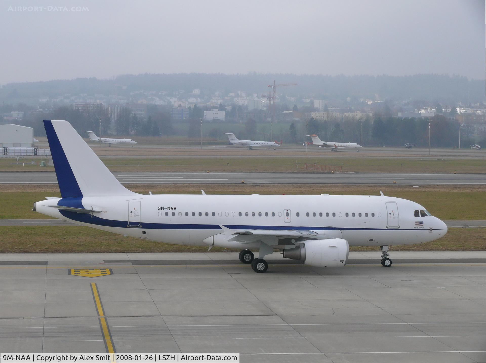 9M-NAA, 2006 Airbus ACJ319 (A319-115/CJ) C/N 2949, Malaysian Government visiting World Economics Forum 2008