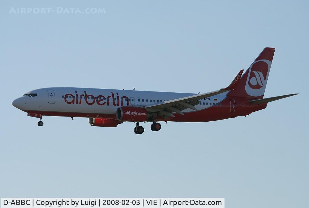 D-ABBC, 2001 Boeing 737-86J C/N 32625, Air Berlin 737-800