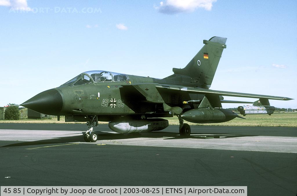 45 85, Panavia Tornado IDS C/N 708/GS226/4285, This Tornado was photographed on its home base in northern Germany.