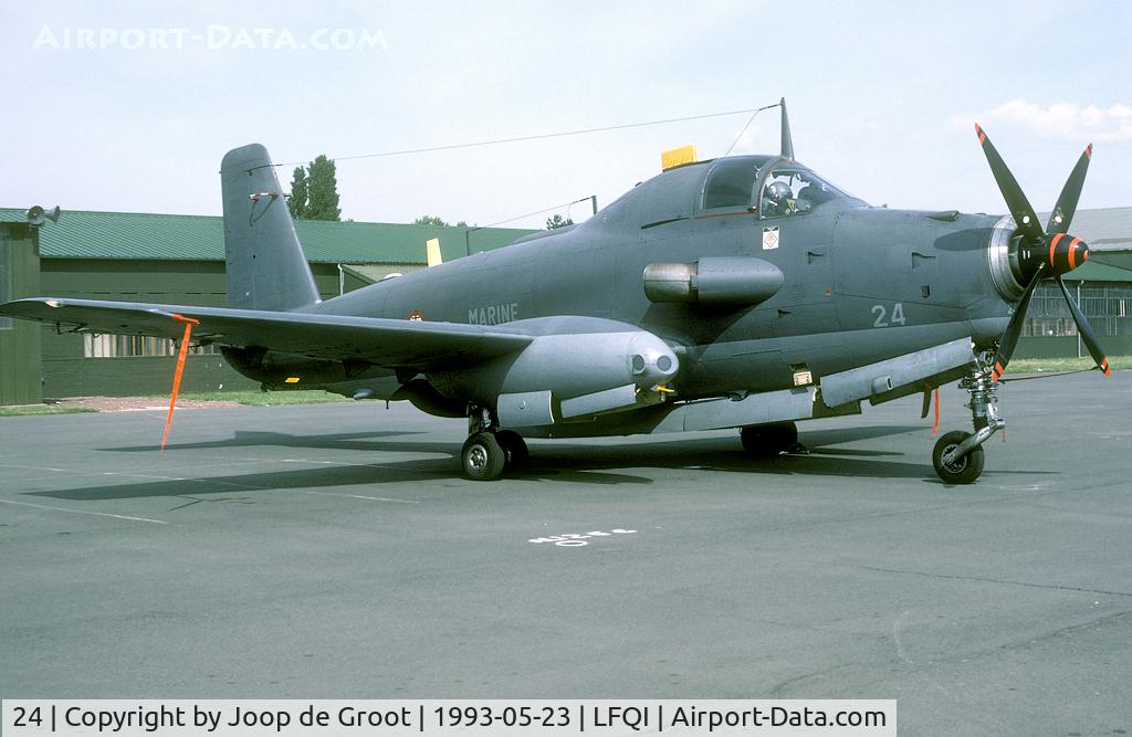 24, Breguet Br.1050 Alize C/N 24, As happened to more French designed aircraft the Alizé was bought only by the French armed forces.