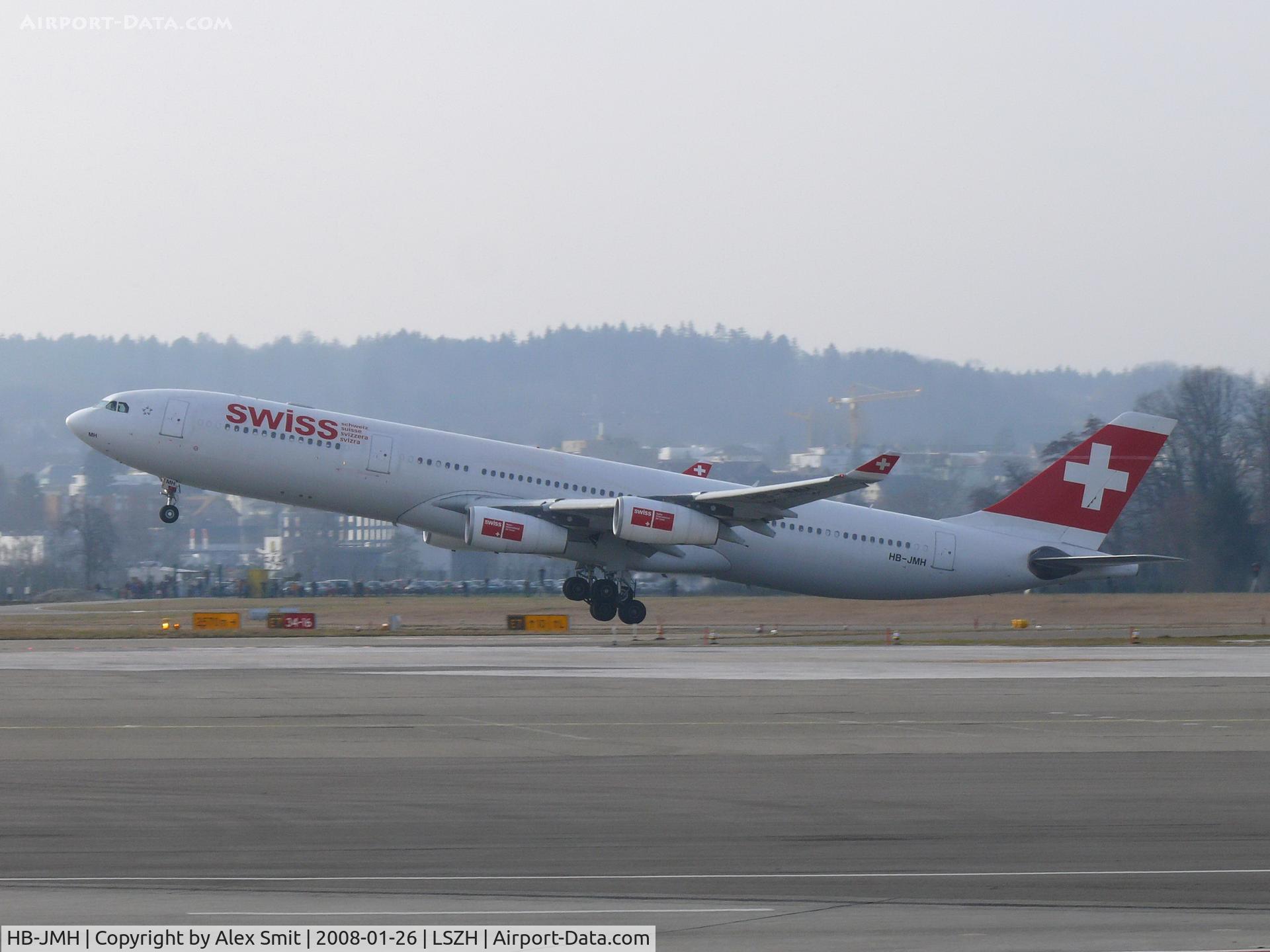 HB-JMH, 2004 Airbus A340-313 C/N 585, Take off