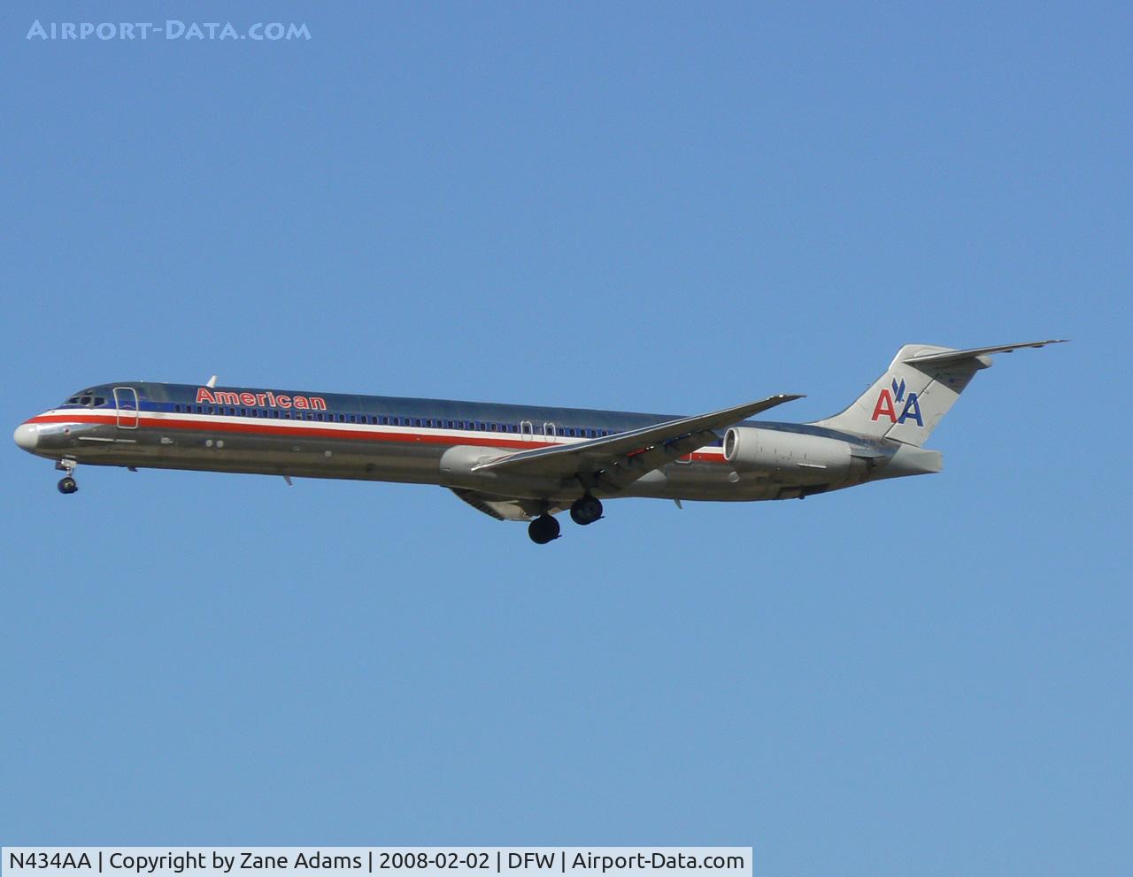 N434AA, 1987 McDonnell Douglas MD-83 (DC-9-83) C/N 49452, American Airlines at DFW