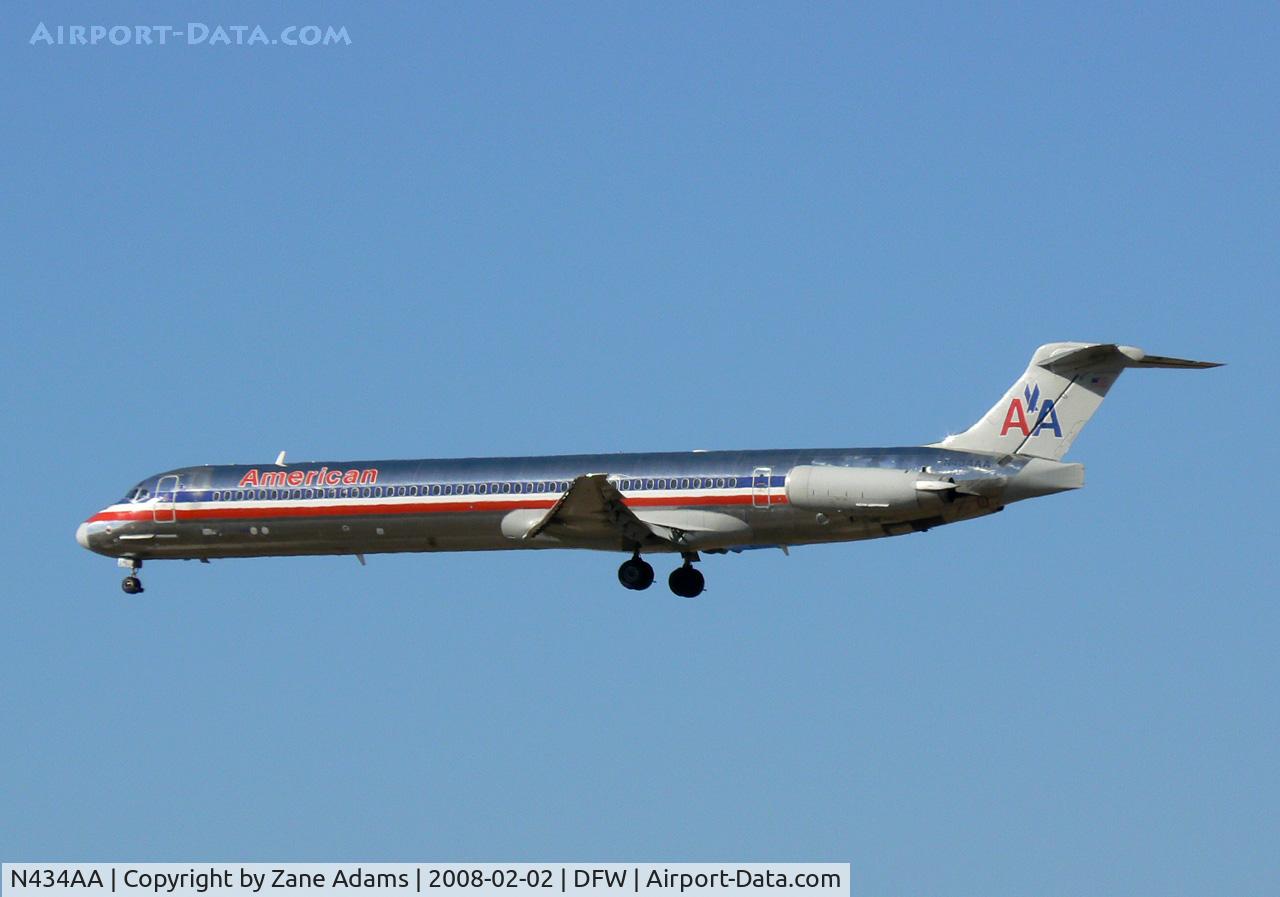 N434AA, 1987 McDonnell Douglas MD-83 (DC-9-83) C/N 49452, American Airlines at DFW