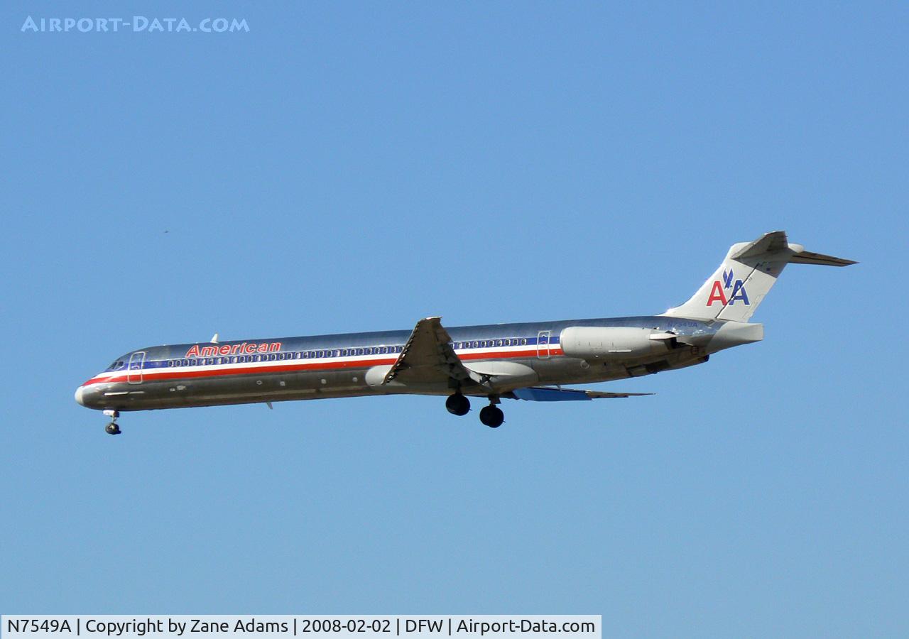 N7549A, 1991 McDonnell Douglas MD-82 (DC-9-82) C/N 53031, American Airlines at DFW