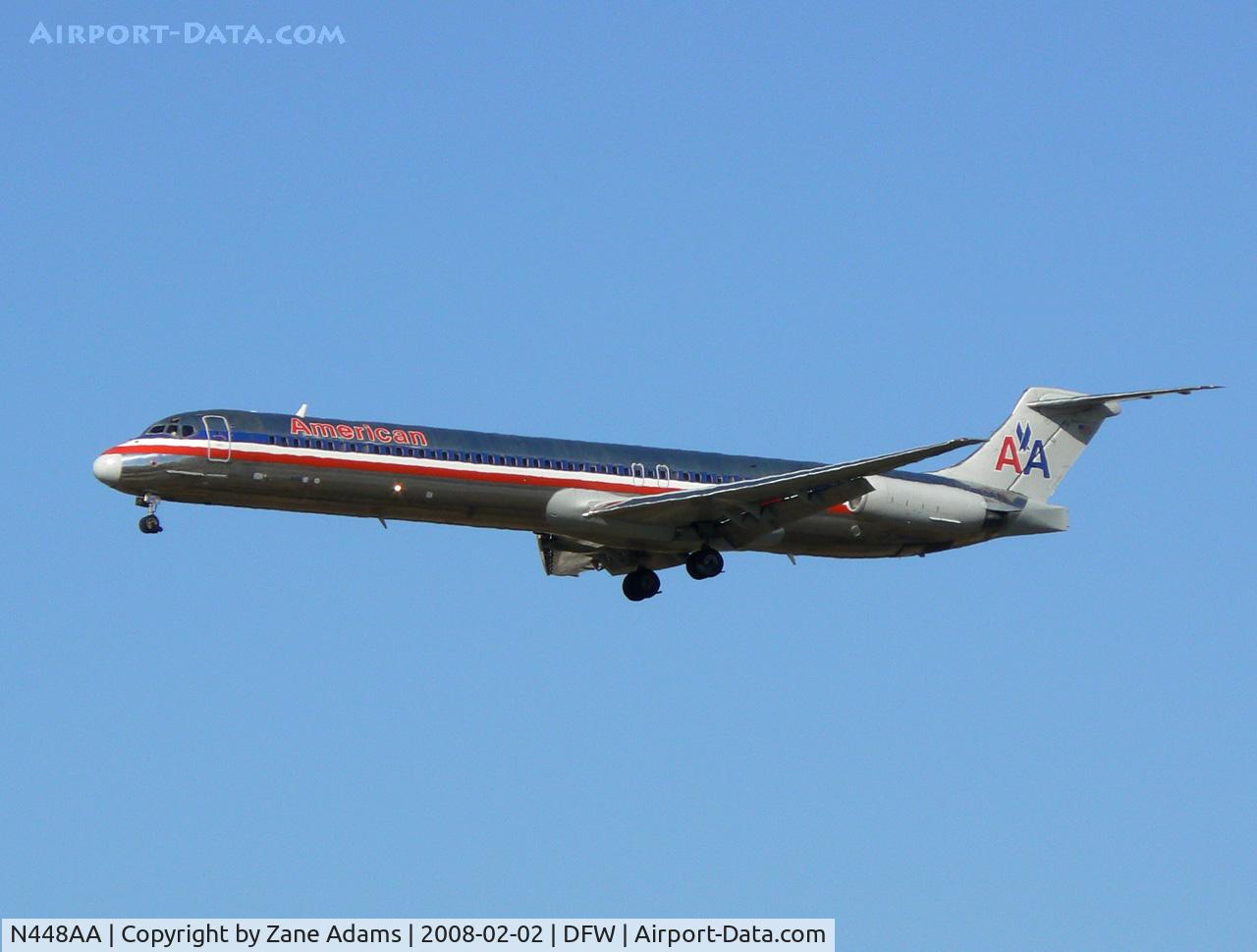 N448AA, 1987 McDonnell Douglas MD-82 (DC-9-82) C/N 49474, American Airlines at DFW