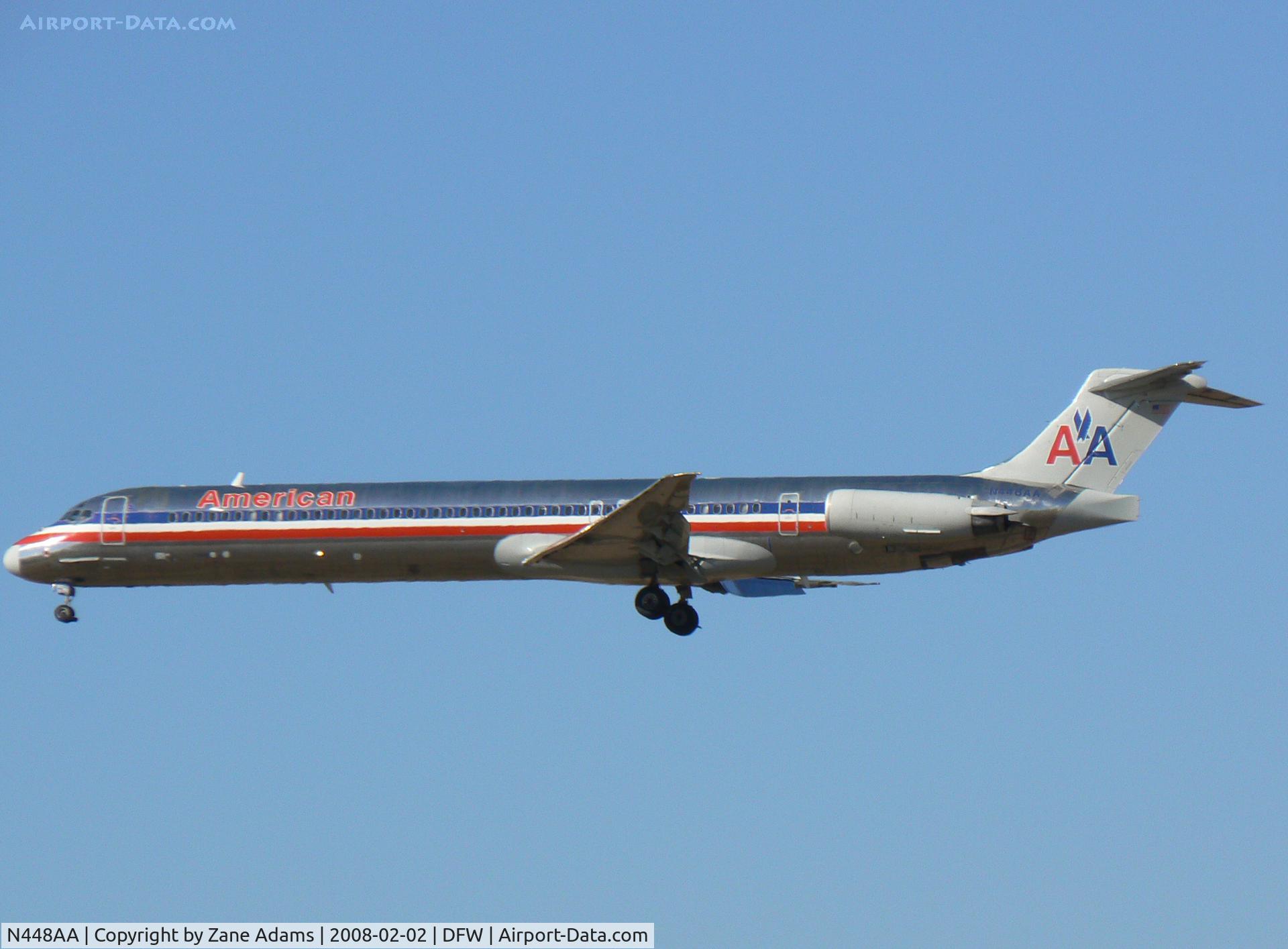 N448AA, 1987 McDonnell Douglas MD-82 (DC-9-82) C/N 49474, American Airlines at DFW