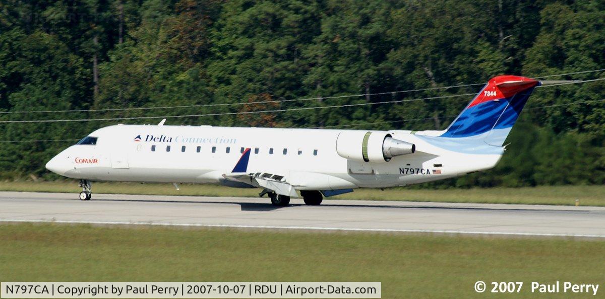 N797CA, 1999 Bombardier CRJ-100ER (CL-600-2B19) C/N 7344, Rollout, and too much sun!