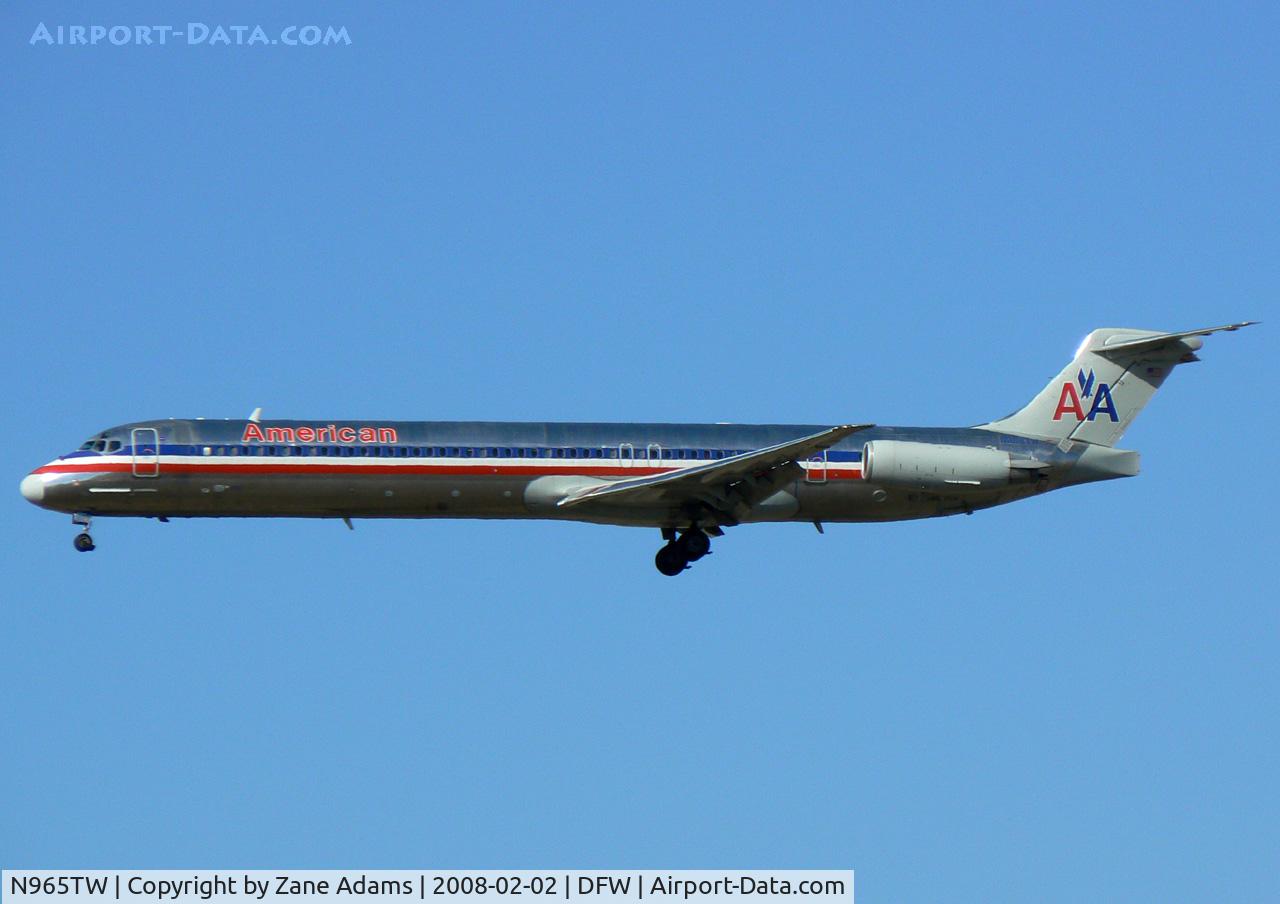 N965TW, 1999 McDonnell Douglas MD-83 (DC-9-83) C/N 53615, American Airlines at DFW