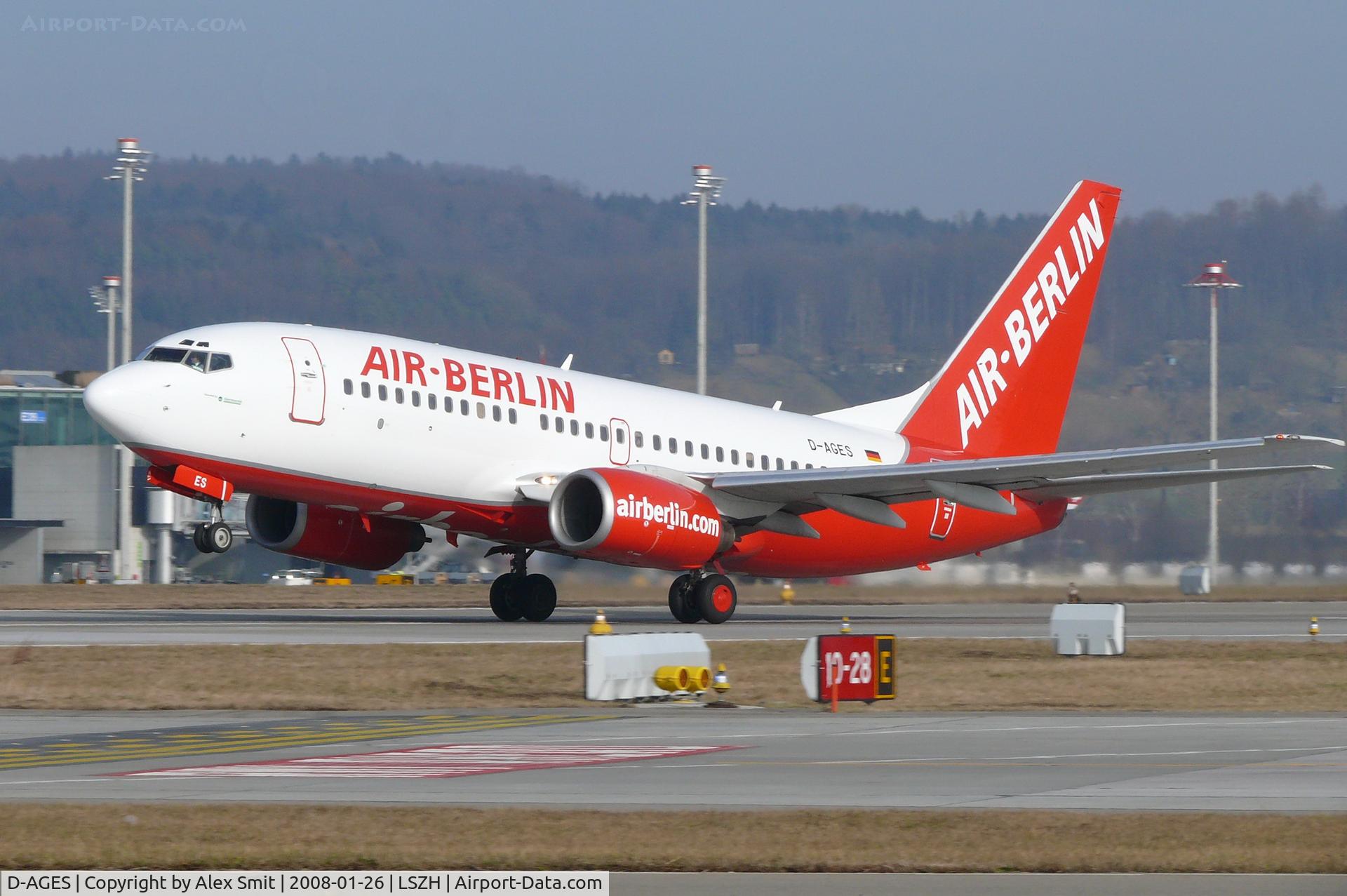 D-AGES, 1998 Boeing 737-75B C/N 28108, Taking off