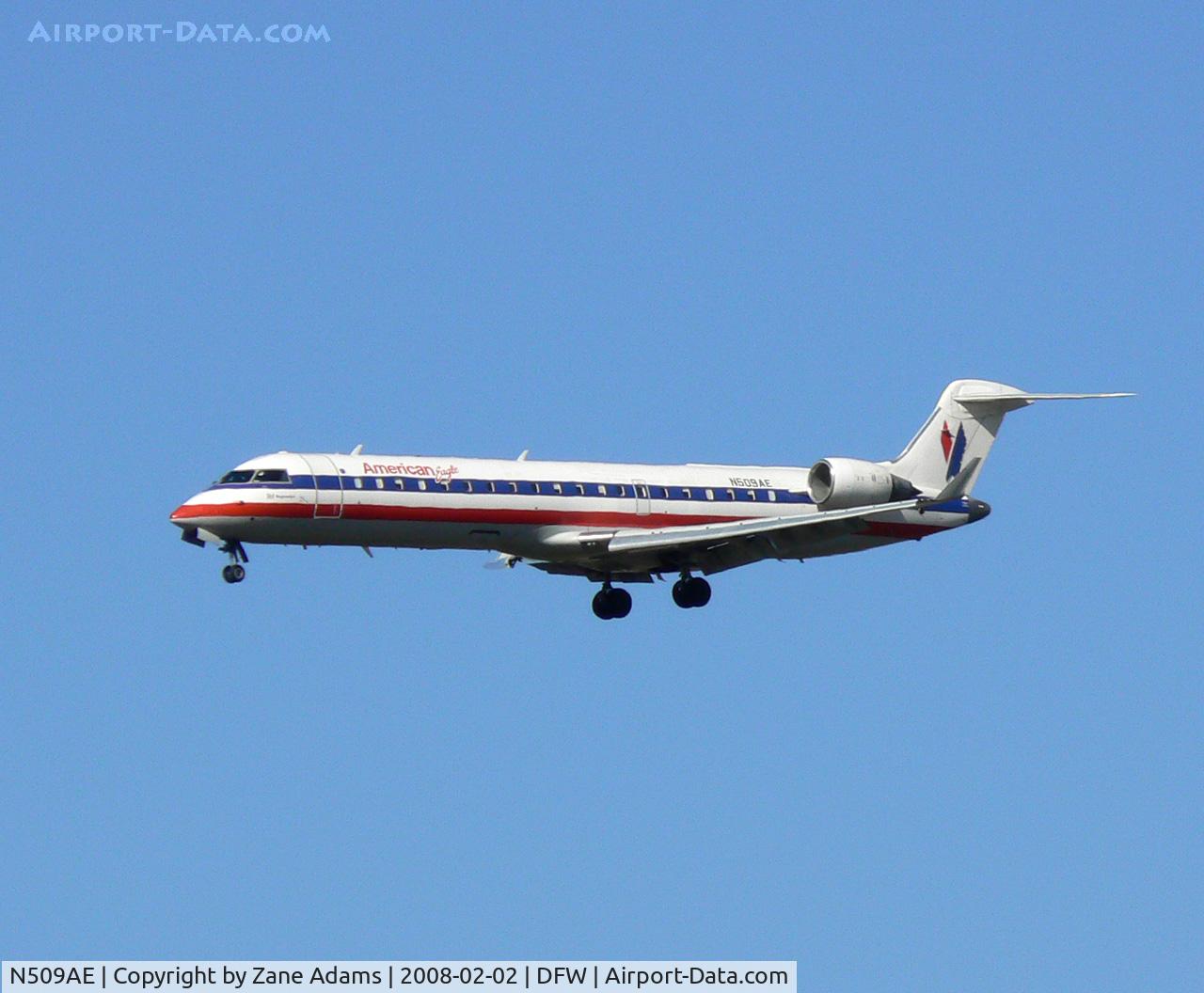N509AE, 2003 Bombardier CRJ-701 (CL-600-2C10) Regional Jet C/N 10078, American Eagle at DFW