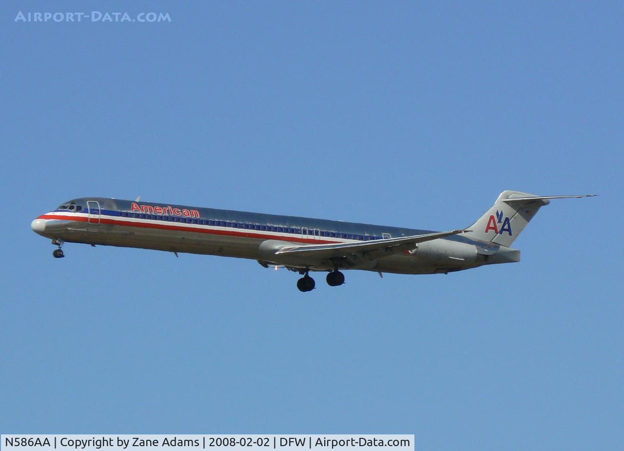 N586AA, 1991 McDonnell Douglas MD-82 (DC-9-82) C/N 53249, American Airlines at DFW
