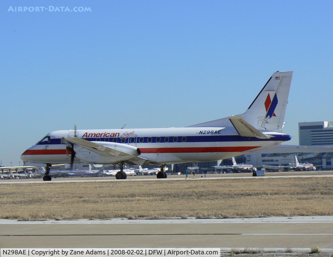 N298AE, 1992 Saab 340B C/N 340B-298, American Eagle at DFW