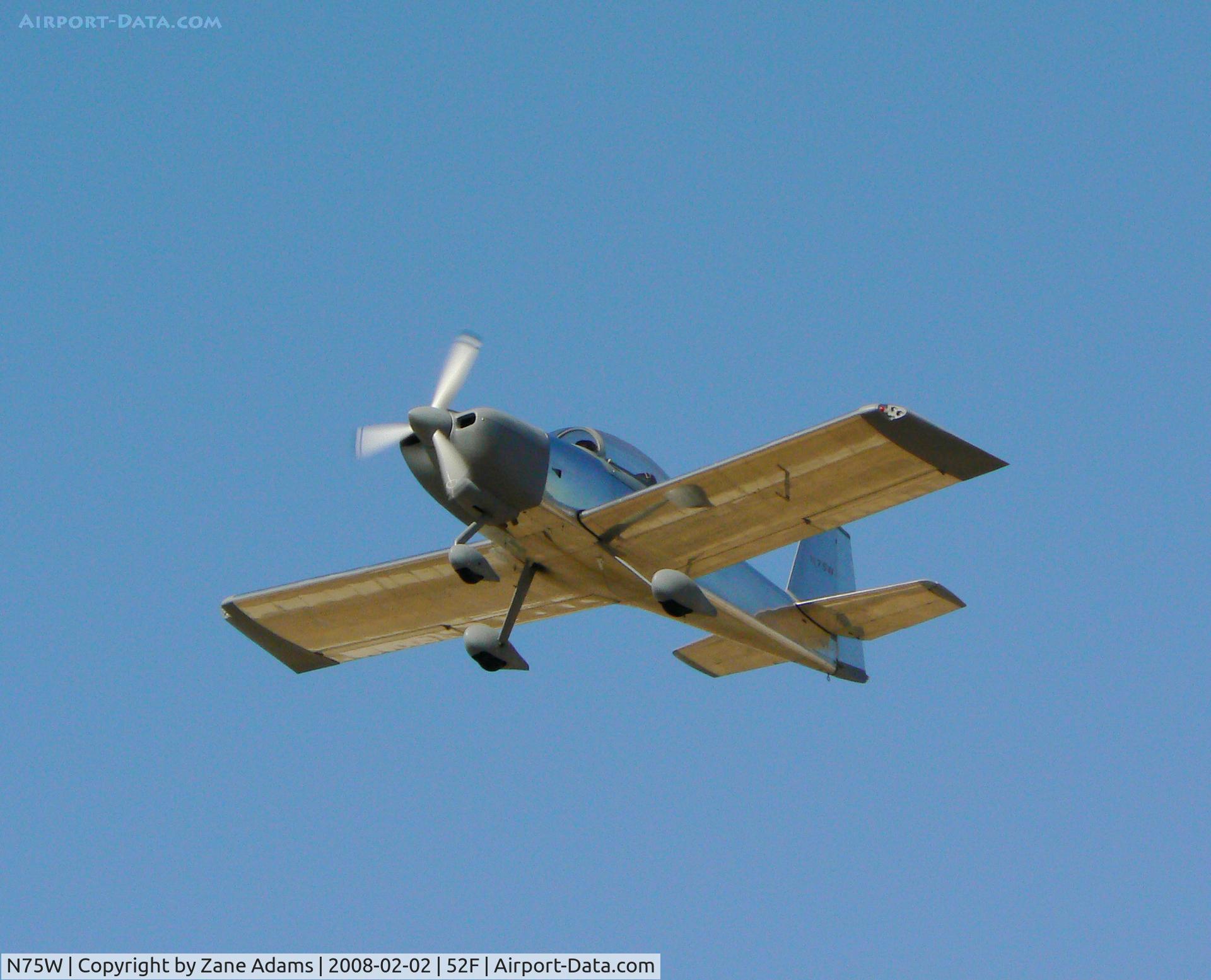 N75W, 2007 Vans RV-8A C/N 82456, Vans RV-8A