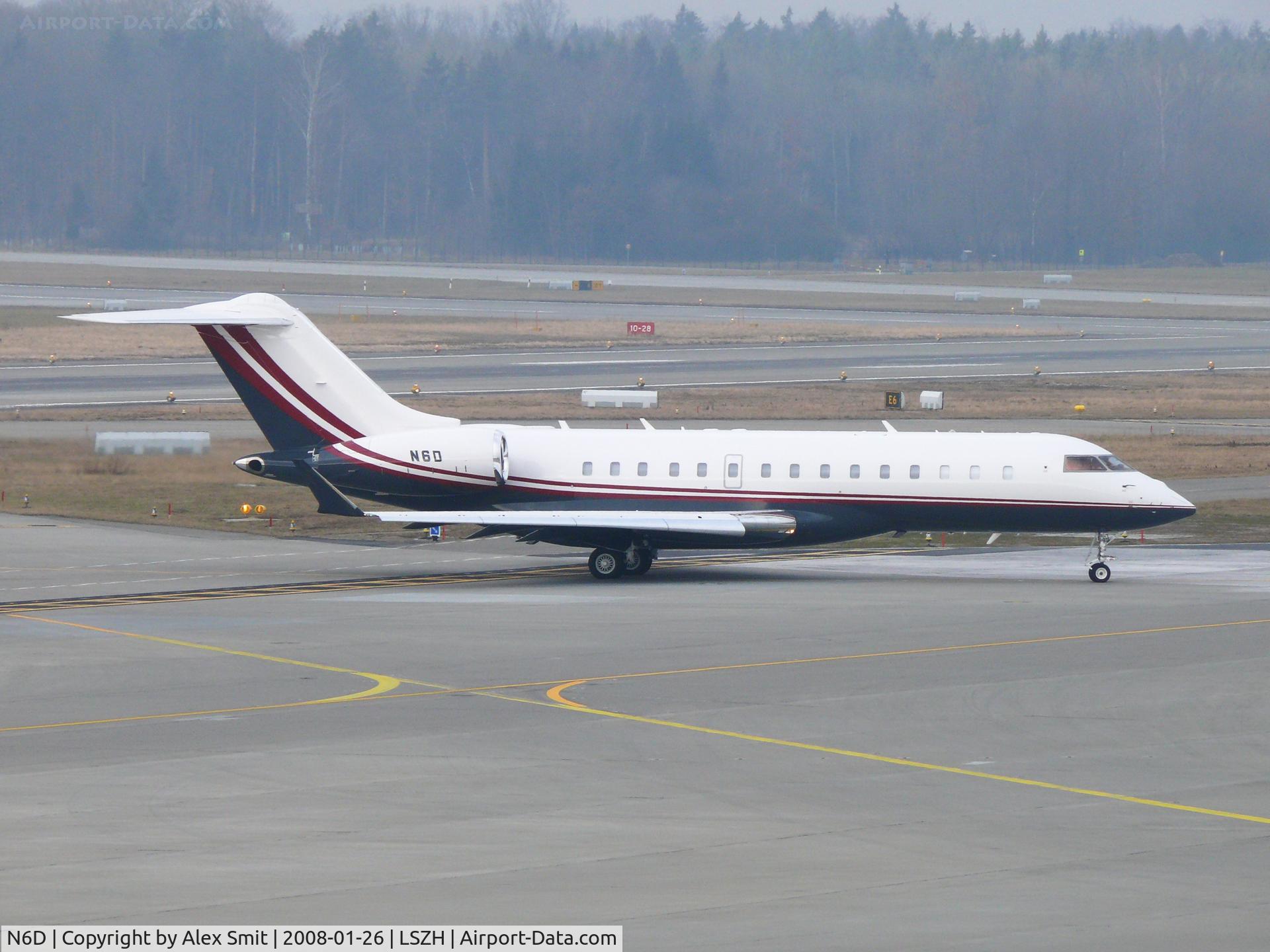 N6D, 2006 Bombardier BD-700-1A10 Global Express C/N 9191, Visitor for the World Economics Forum 2008