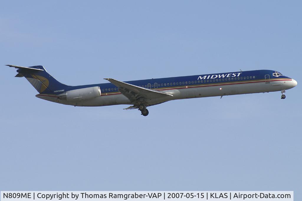 N809ME, 1981 McDonnell Douglas MD-82 (DC-9-82) C/N 48071, Midwest Airlines MDD MD80