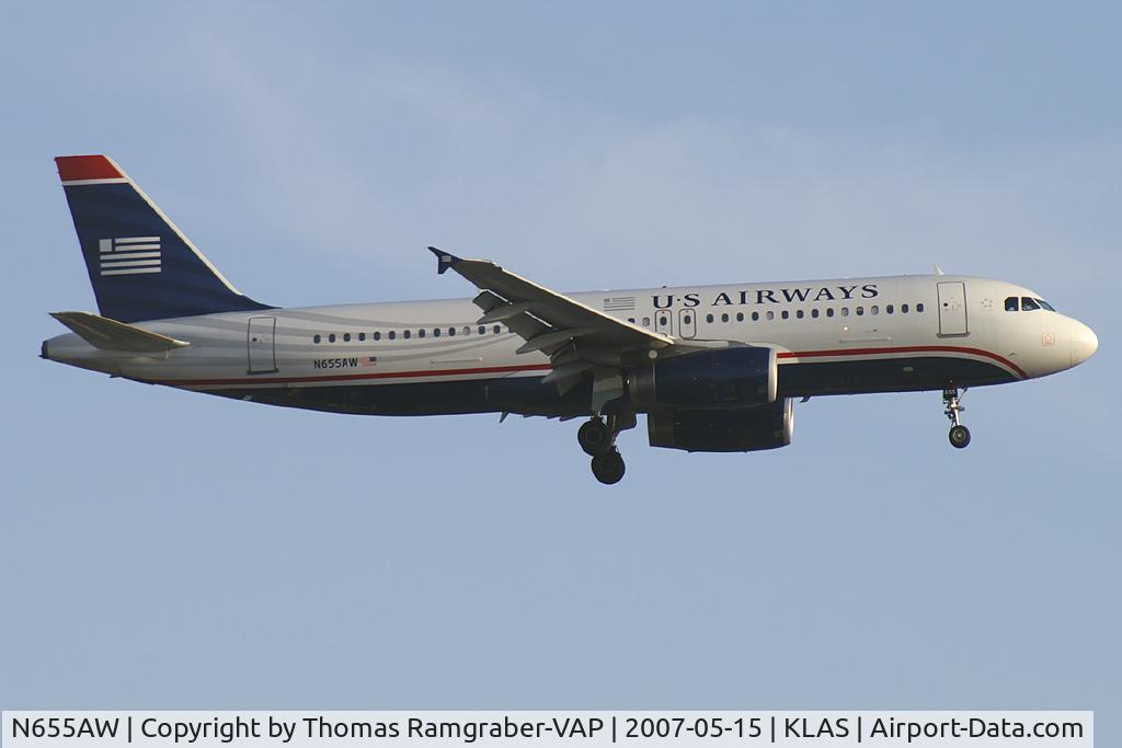 N655AW, 1999 Airbus A320-232 C/N 1075, US Airways Airbus A320