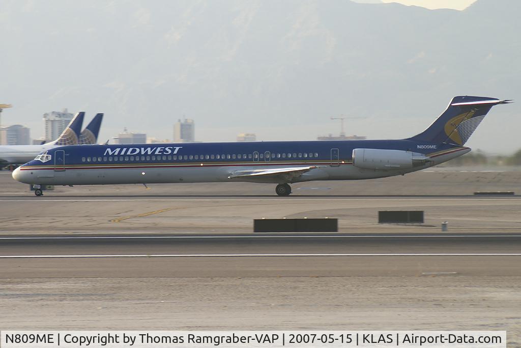N809ME, 1981 McDonnell Douglas MD-82 (DC-9-82) C/N 48071, Midwest Airlines MDD MD80