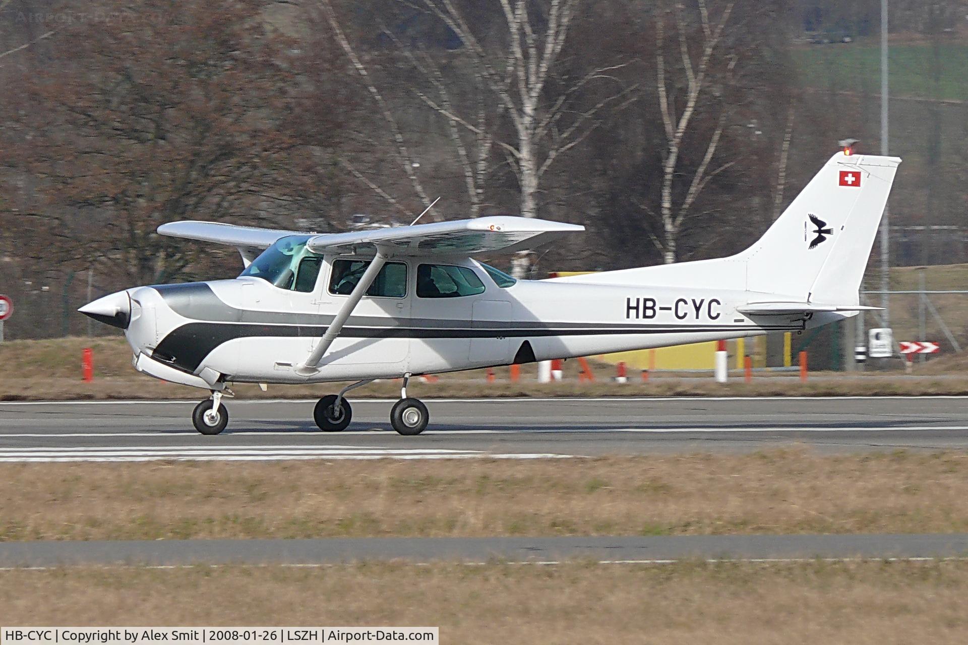 HB-CYC, 1980 Cessna 172RG Cutlass RG C/N 172RG-0556, Lots of general aviation on this afternoon