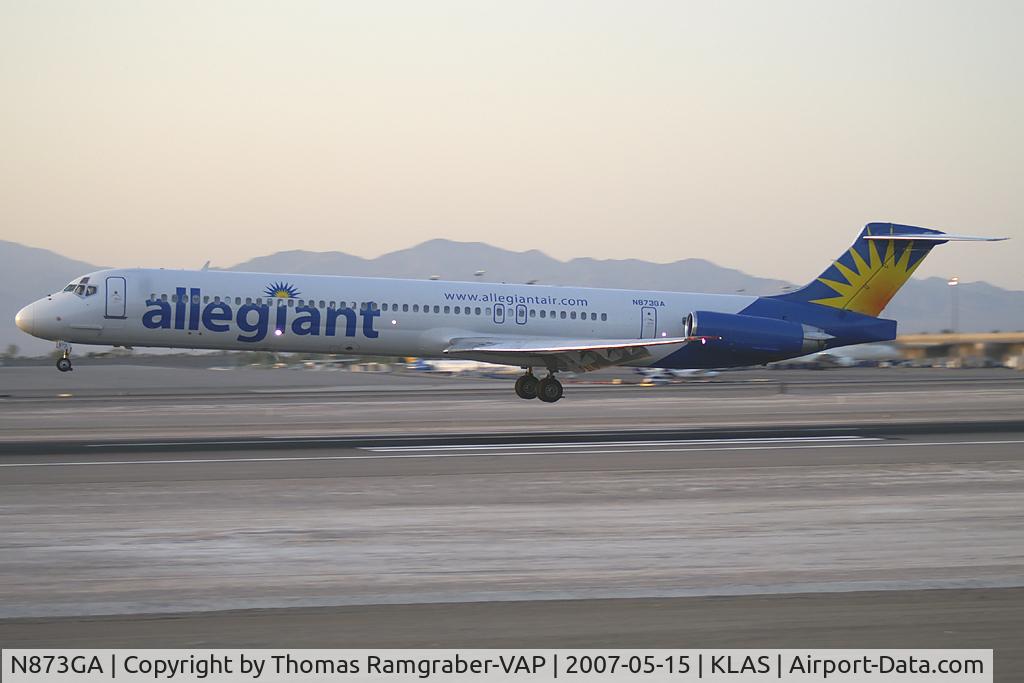 N873GA, 1988 McDonnell Douglas MD-83 (DC-9-83) C/N 49658, Allegiant Air MDD MD80