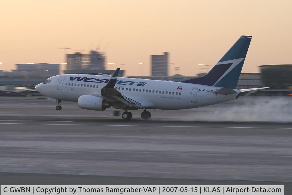 C-GWBN, 2005 Boeing 737-7CT C/N 34155, Westjet Boeing 737-700