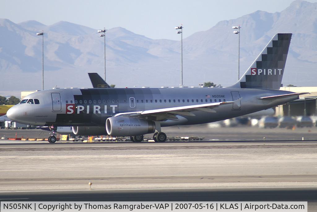 N505NK, 2005 Airbus A319-132 C/N 2485, Spirit Airlines Airbus A319