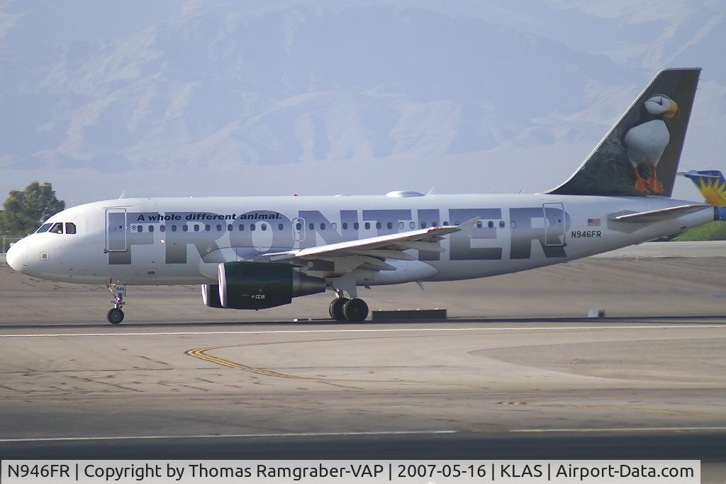 N946FR, 2006 Airbus A319-111 C/N 2763, Frontier Airlines Airbus A319
