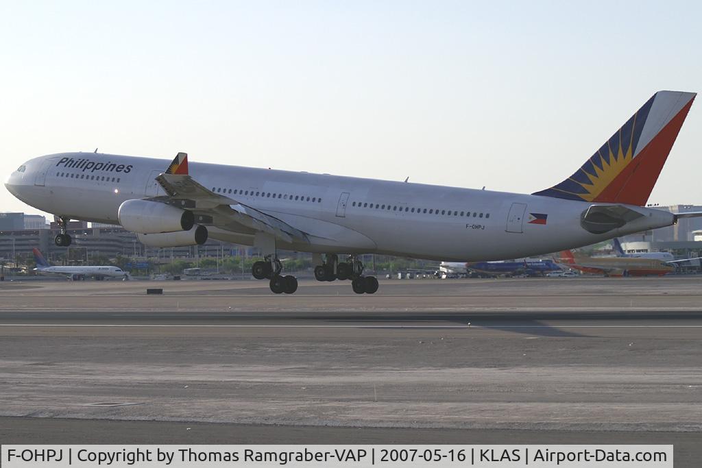 F-OHPJ, 1997 Airbus A340-313X C/N 173, Philippines Airlines Airbus A340-300
