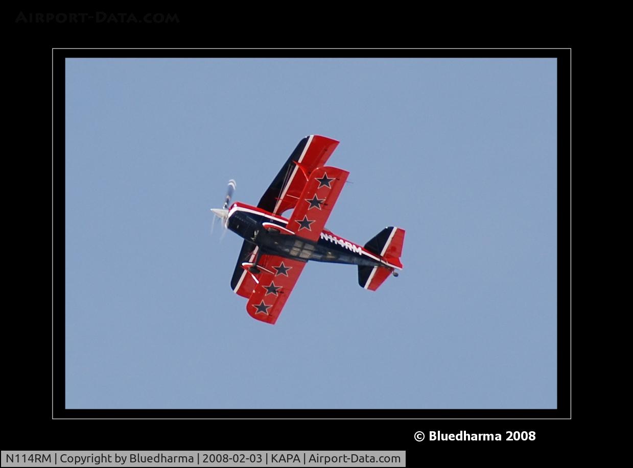 N114RM, 1999 Aviat Pitts S-2C Special C/N 6030, Touch and Go on 17R.