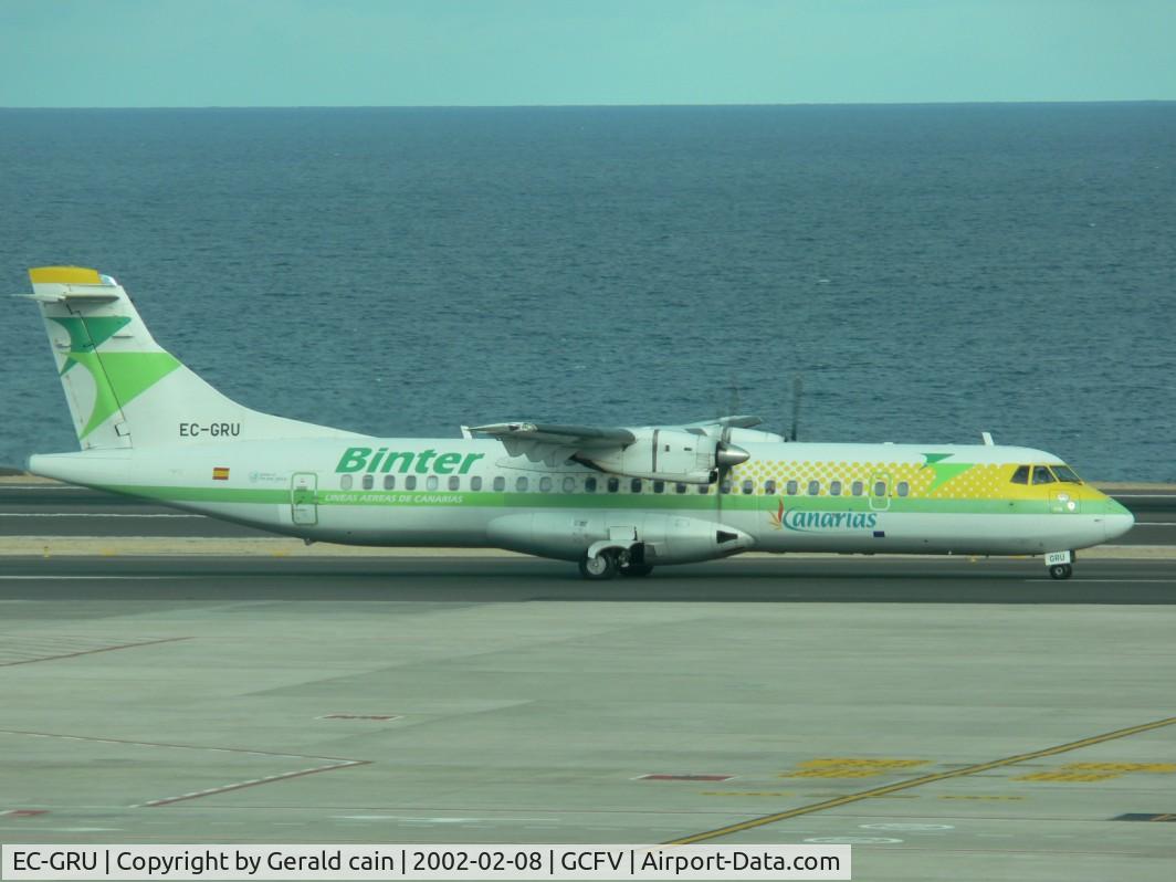 EC-GRU, 1996 ATR 72-202 C/N 493, DEPARTURE FUE