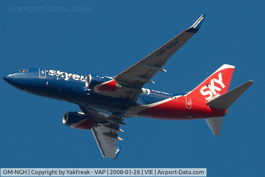 OM-NGH, 2007 Boeing 737-76N C/N 34754, Sky Europe Boeing 737-700