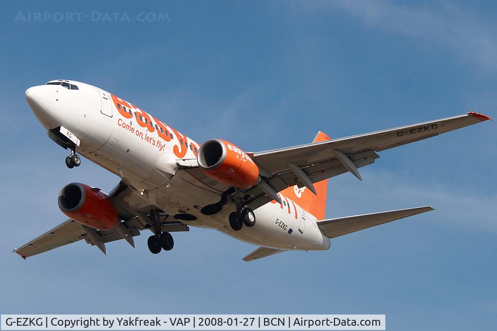 G-EZKG, 2004 Boeing 737-73V C/N 32428, Easyjet Boeing 737-700