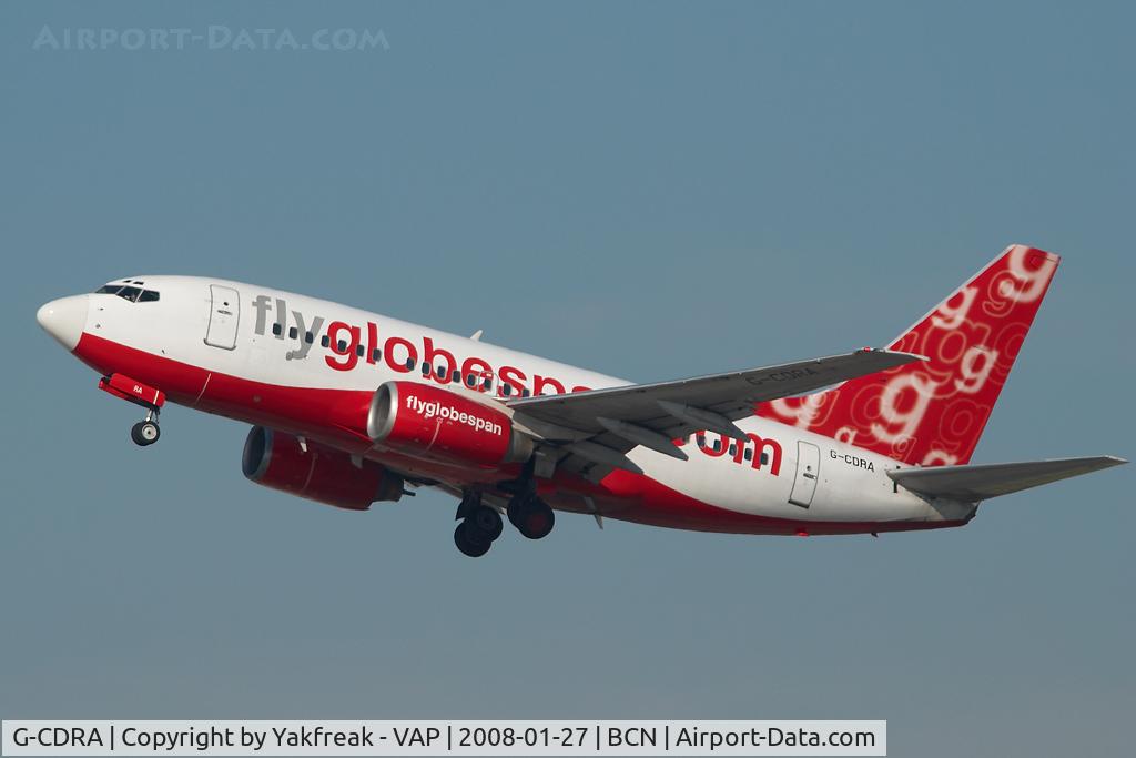 G-CDRA, 1999 Boeing 737-683 C/N 28304, Globespan Boeing 737-600