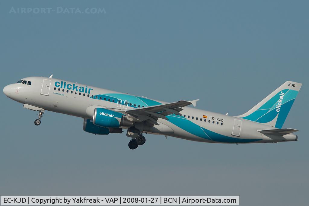 EC-KJD, 2007 Airbus A320-216 C/N 3237, Clickair Airbus 320