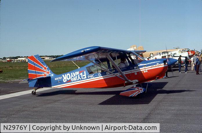 N2976Y, 1980 Bellanca 8KCAB Super Decathlon C/N 630-80, The Flying Mayor March 1985