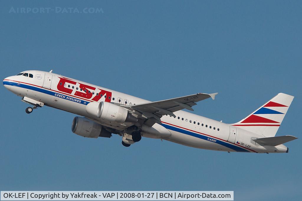 OK-LEF, 2006 Airbus A320-214 C/N 2758, CSA Airbus 320