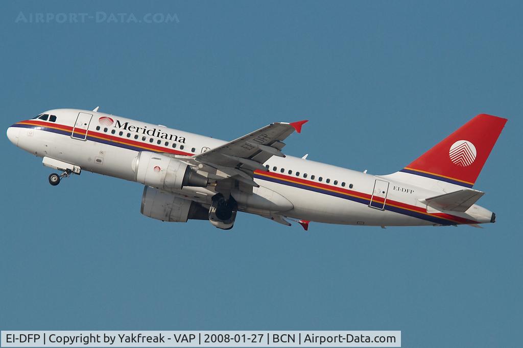EI-DFP, 1999 Airbus A319-112 C/N 1048, Meridiana Airbus 319