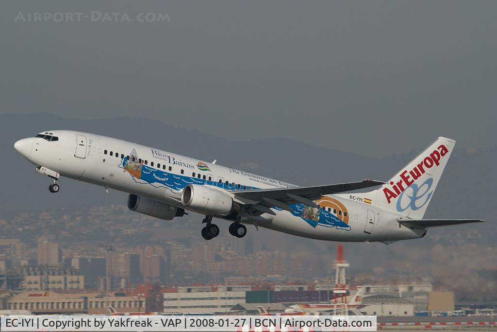 EC-IYI, 2000 Boeing 737-883 C/N 30194, Air Europa Boeing 737-800