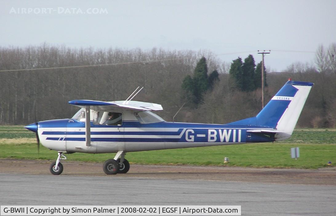 G-BWII, 1966 Cessna 150G C/N 150-65308, Cessna 150 about to depart Conington