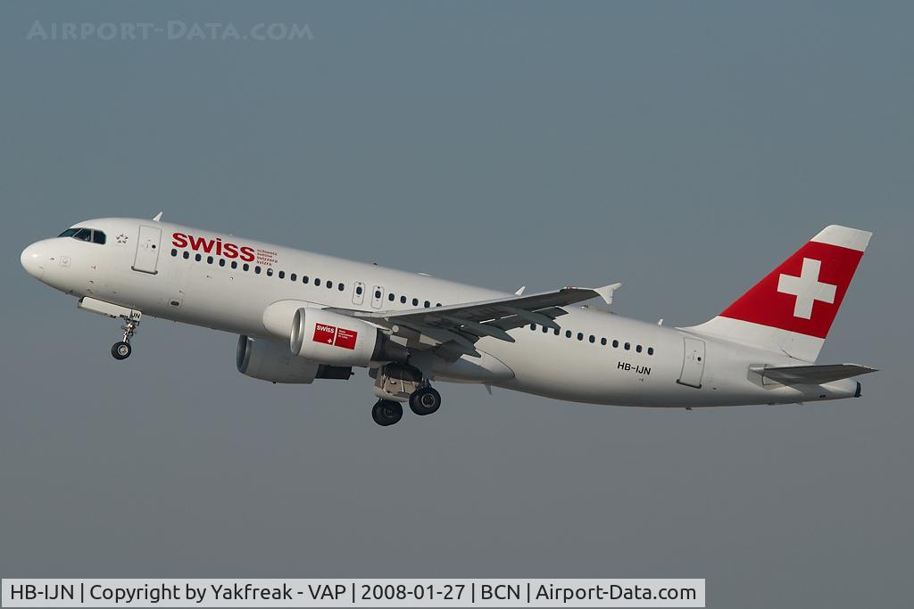 HB-IJN, 1996 Airbus A320-214 C/N 643, Swiss Airbus 320